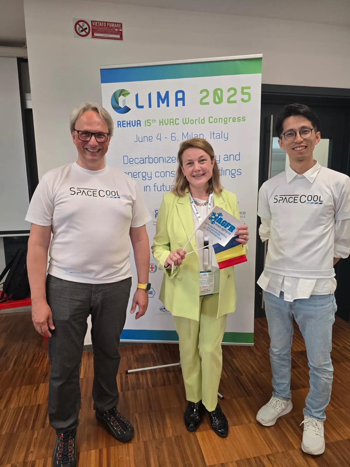 AGFR la CLIMA 2025, Congresul Mondial REHVA HVAC, Milano