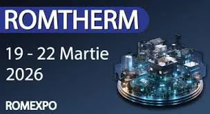 Afișul ROMTHERM 2026, ROMEXPO — 19–22 martie 2026